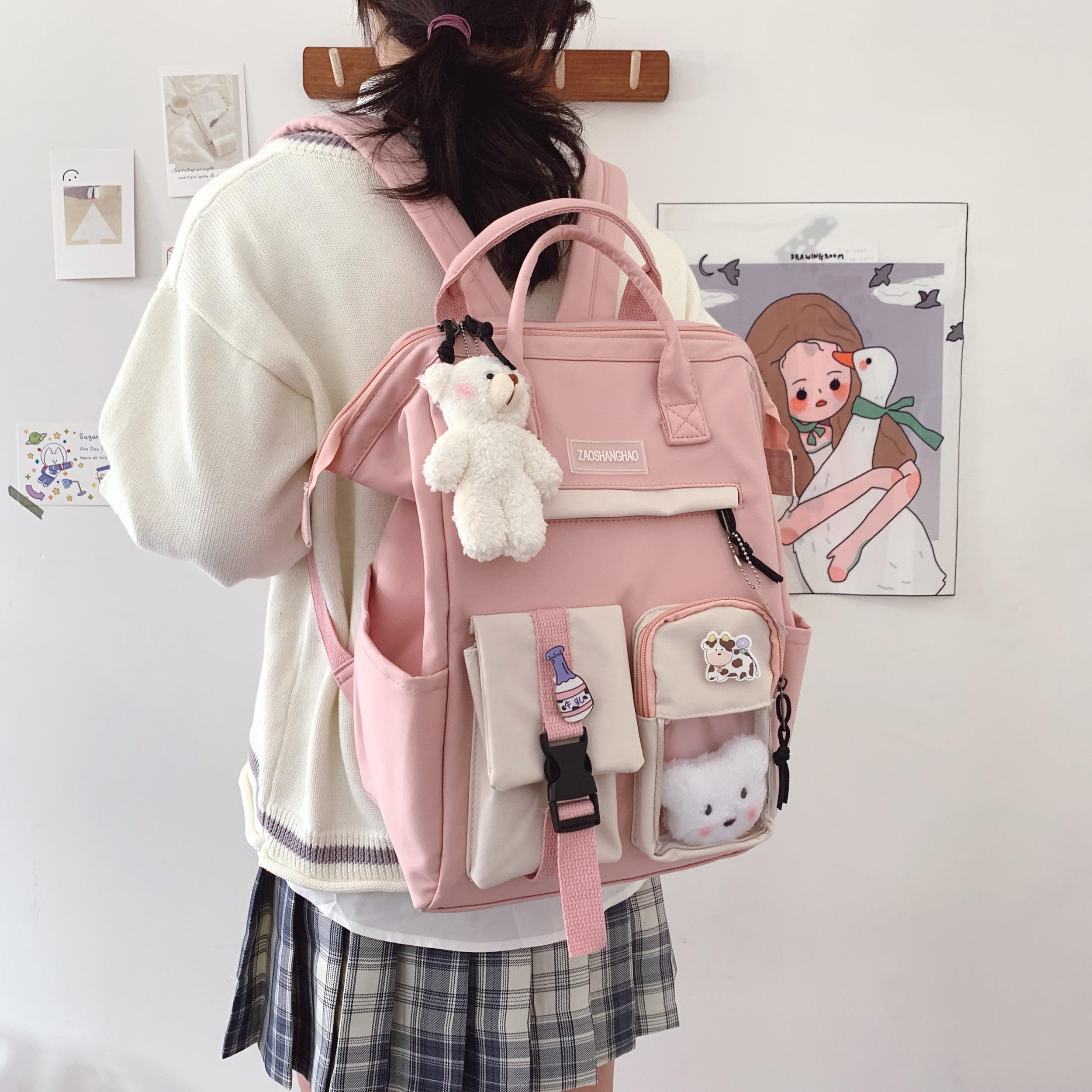 Women's Lightweight Casual Backpack, School Rucksack